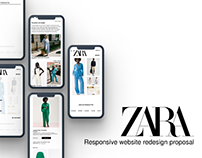 Zara website UX/UI Responsive Redesign Case Study