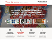 Vesta-Ceramica — catalog for handmade tile, fireplaces