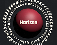 Horizon - display typeface