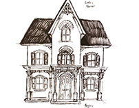 Gothic Revival-Style House