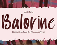 Balorine Font [Free For Commercial Use Font]