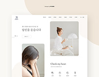 psychological counseling website design by Park HyunBi