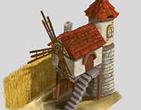Farmers & Legends board game buildings