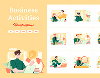 M375_Business Activities Illustration Pack