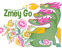 Zmey Go. Prints for apparel & accessories
