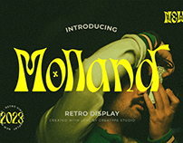 MOLLAND RETRO DISPLAY - FREE FONT