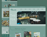 Dante Coffee / Unofficial Website Redesign