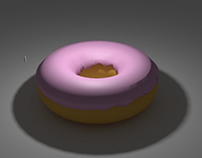 Donut 3D Model in Blender