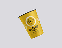 Free Paper Cup Mockup