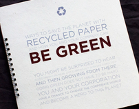 Be Green Paper Promo