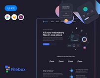 Filebox: Landing Page UI KIt