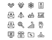 Free Resume Icons Set
