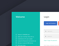 Iconscout : Login Page