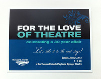 1000 Islands Playhouse 30/30 Campaign Materials