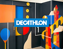 Decathlon | Store mural