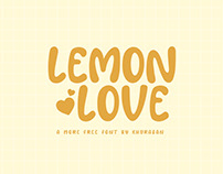 Lemon Love free font for commercial use