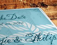 Mark-the-date (Mariner themed save-the-date cards)