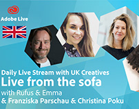 Adobe Live from the sofa - Franziska and Christina Poku