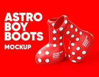 Astro Boy Boots Mockup