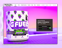 Landing Page - G Fuel