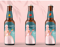 Cider label illustration
