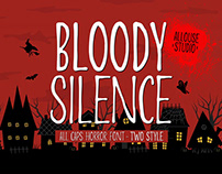 Bloody Silence Display Font