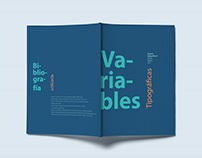 Variables tipográficas - diseño editorial