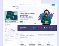 Landing Page & Style Guide UI Design