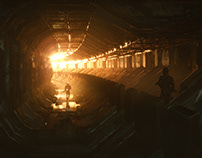 Sci-fi tunnel concept