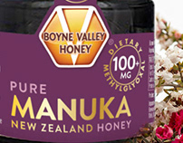 Boyne Valley Manuka Honey Brand and Packaging Design