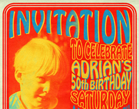 50th Birthday Invite