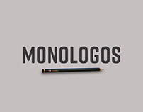 Monologos - selection of monochrome logos and marks.