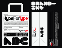 HypeForType logo and branding case study, 2010.