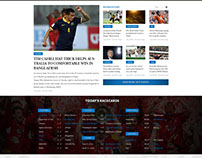Sports.net - design for sport news website from UK