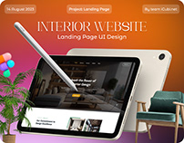Luxury Interior Design Website UI Design