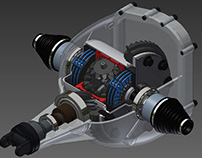 3D CAD Model of Automotive Differential
