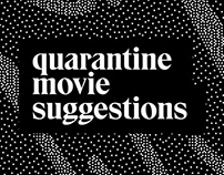 Quarantine movie suggestions