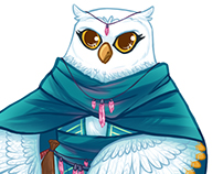 DnD Owl Aarakocra Character Design