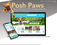Posh Paws - Adobe XD Daily Creative Challenge