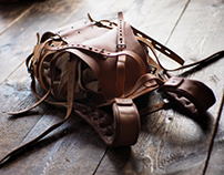 Leather and Canvas Backpack 060/2021
