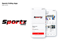 Sportz Valley App - UI/UX Design