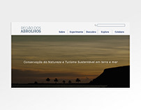 website design for Abrolhos Terra e Mar.