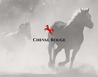Brand identity for Cheval Rouge