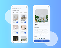 Furniture Shopping App - UI Design