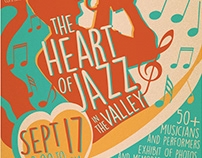 The Heart of Jazz Poster Design