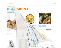 Whirlpool Homepage Takeover on Real Simple