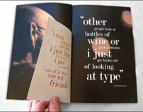 Typography - Process Books