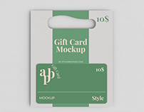 Free Gift Card Mockup