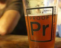 Proof Brewing Company Logo Design