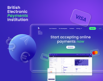 Landing page for system online payments BEPI